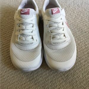 Nike Cream and Pink Running Shoes